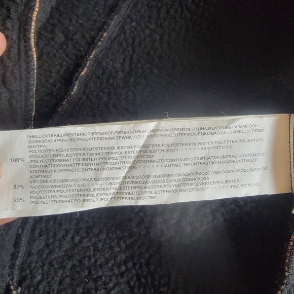 MINKPINK Leopard floral Sherpa Jacket size large - Picture 9 of 11